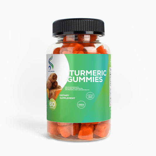 Blue Major's Turmeric Gummies | High in Antioxidants | Helps Fight Inflammation | Promotes Joint and Skin Health | 60 Gummies